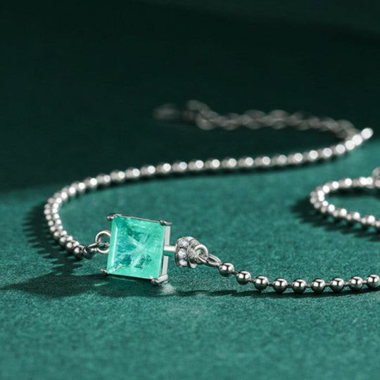 Pulsera Plata Turmalina Paraíba