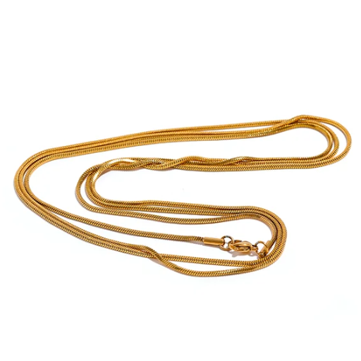 Collar Triple Chapado en Oro de 18K